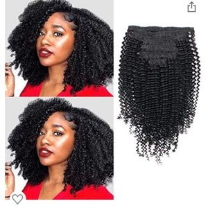 Lovrio Kinky Curly Virgin Brazilian Extensions